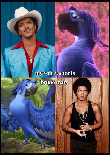 Singers in Animation Movies #singer #america #disney #movie #usa #uk #brunomars #snoopdogg #rio