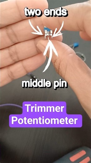 CW28 - Trimmer potentiometer 🔵 #circuitwali #asmr #physics #practical #Trimmer #potentiometer