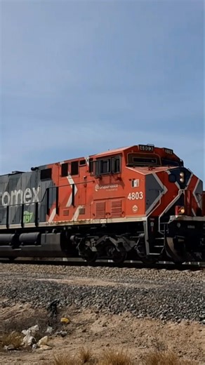 Tren Ferromex corriendo bonito con Tripulación estrella #ferromex #train #railtrack
