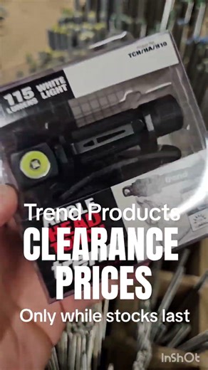 GRAB A BARGAIN - All our Trend products are being cleared over the next few weeks