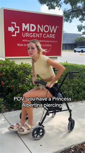 standupon_gaza_families on Instagram: "Princess Albertina piercing #piercing #piercinglovers #albertinapiercing#christinapiercing #piercing"