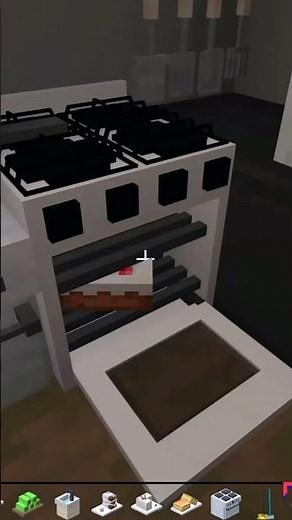 Build a kitchen #minecraft #addon #gaming #minecraftbuilding #kitchen #addon #decoration