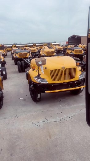 Exploring a Yellow School Bus Depot