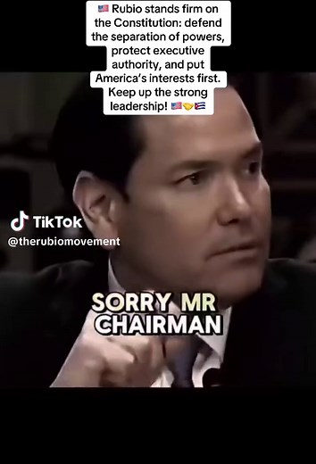 Marco Rubio 2028: Defend Separation of Powers & Put America First