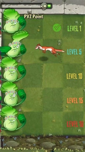 Bonk Choy Lv10 vs Ice Age Weasels! 🤯 Level 1 → 18 Test | PVZ2 battlez #shorts