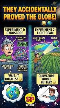 Flat Earthers Tested Earth’s Rotation… Here’s What Happened 🤯🌍 | SciPop