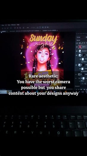 rare aesthetic pov | graphic designer