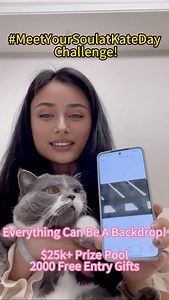 🚀 #MeetYourSoulatKateDay challenge is LIVE! How to enter: 1️⃣ Shoot a 15–25 s clip (see sample). • Show the scene, snap the photo, end with your “wild-but-makes-sense” reason why Kate should print it as a backdrop for you. 2️⃣ Post with #MeetYourSoulatKateDay and tag @katebackdrops. 3️⃣ Tap the link in our bio and fill the reward form. Heads‑up: participation gifts go out randomly—watch your email/SMS. One creator can hold only ONE Top 3 spot. 💰 $25,000 prize pool every entrant has a shot at t