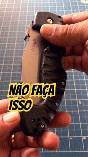 "Não tire essa peça do seu Cold Steel Spartan”😱"#ColdSteelSpartan #SaqueRapido #EDC #Canivete