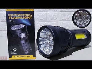 SENTER LED FLASH LIGHT S11 SUPER TERANG 8 LED