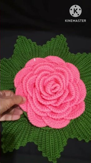 Crochet Big Rose Doily, Two in One Tablemat and Samai rangoli