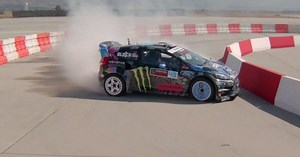 Gymkhana 6: Block Jumps His Car, Also 'The Shark'