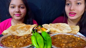 290K views · 10K reactions | #cholebhature #foodchallenge #eatingcompetition #streetfoodchallenge #indianstreetfood #streetfood #eatingchallenge #challengevlog #foodievlogs #foodievideo #indianvlogger #indianvlog #behindthescene #sistervssister #greenchilli #funvlog #indianvlogs | Foodie.JD | Facebook