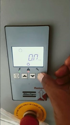 #compressor atlas copco alarm reset