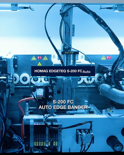 Say goodbye to inconsistent trimming. Get flawless results in a small footprint with the HOMAG EDGETEQ S-200 FC Auto. | Stiles Machinery