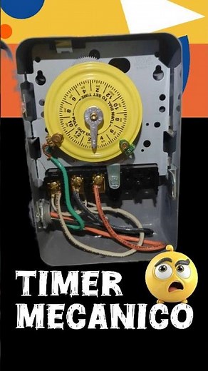TEMPORIZADOR MECANICO Y SUS PARTES #electricista #diy