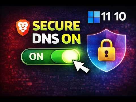 How to Enable Secure DNS in Brave Browser (Windows 1110) | GearUpWindows Tutorial