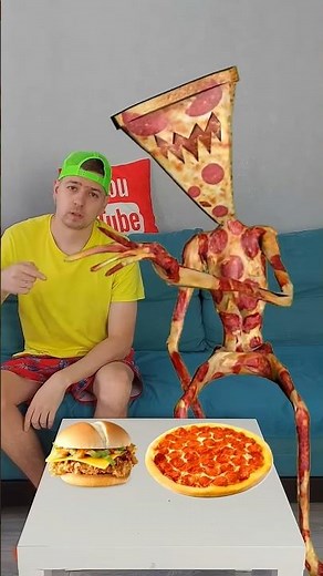 Foodin Ohio Pizza vs Hamburger🍕🍔😂😍#shorts