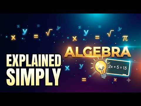 Algebra Explained Simply: The Complete Beginner's Guide #algebra #maths #education #learnalgebra