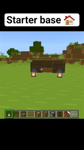 How to Build the Perfect Starter Base in Minecraft (Step-by-Step) #minecraft