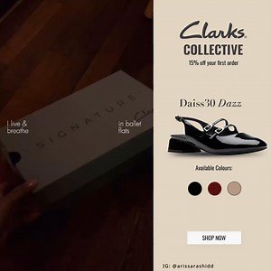 Grace in every step, comfort in every detail — @arissarashidd brings effortless sophistication to life in Clarks Daiss30 Dazz. Crafted to move with you, our shoes are soft, stylish, and endlessly wearable. New to Clarks? Unlock 15% off normal-priced items on your first purchase when you sign up for Clarks Collective — our free loyalty program, online and in-store. #ClarksPowerFlats #ClarksMY | Clarks Shoes