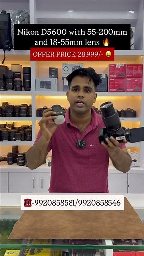 Nikon D5600 with combo lens 🤑 | #camsikelectronics #nikond5600