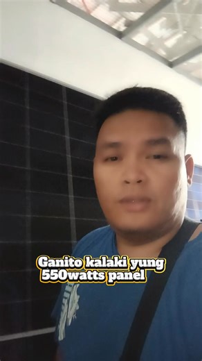 550 watts na Solar Panel malaki pa sa akin #solar #solarenergy #solarpower | Alfred Gilbuela