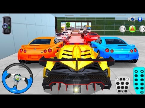 New Lamborghini Car Parking in Supercars Shop | 3D Driving Class Game | New Update Gameplay 2025