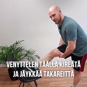 Kun tavallinen venyttely ei auta… Miten hyödyt hermoston avaamisesta? • Avaat sitkeitä jumeja, joihin tavallinen venyttely ei auta. • Et venytä turhaan hermoja (tämä ei hyödytä sinua - päinvastoin). • Vapauta hermosto alle vartissa ja avaa stressin aiheuttamat jumit. Klikkaa napista tai katso linkistä lisää: https://www.hyvinvointiheimo.fi/vapauta-hermostosi | HyvinvointiHeimo.fi
