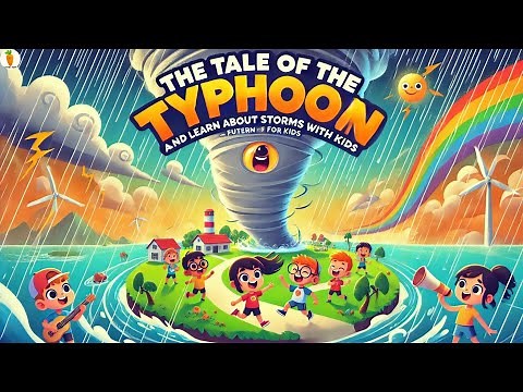 The Tale of the Typhoon- A Powerful Weather Song& Learn About Storms with Kids |Cuteni Song For Kids