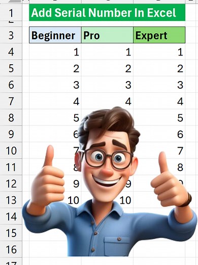 Adding Sequential Numbers in Excel: 3 Smart Methods