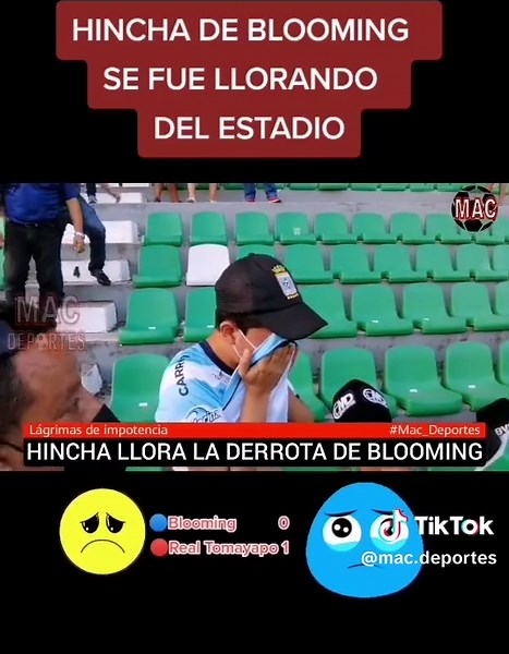 Emociones tras la derrota de Blooming
