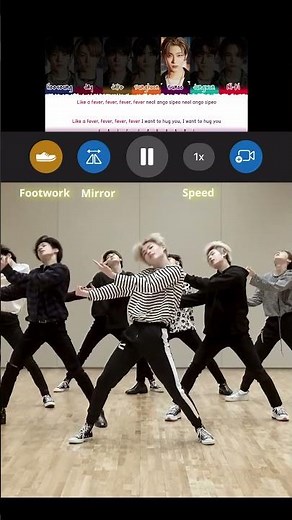 Fever dance by Enhypen ✨ easy to learn with Mirrored Perfect app! Available on iOS and Android #kpop