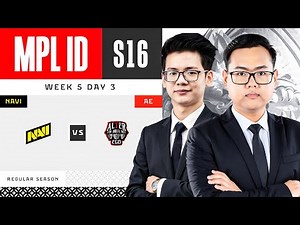 [Official Restream] AE vs NAVI (Bo3) MPL ID/MPL PH [S16] {W5D3} 🔥🇲🇲 LIVE