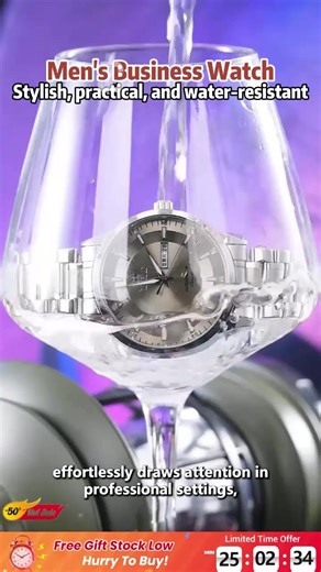 ✨ New Hot-Selling Men's Waterproof Luminous Calendar Watch – Trendy, Stylish & Business-Ready! ⌚✨ 💼 Fashion-Forward Business Design → Sleek, on-trend, and ideal for both office meetings and daily outings 🌙 Luminous Display Calendar Function → Clear time and date reading, even in dim or dark environments 💧 Waterproof Construction → Carefree use for handwashing, sudden rain and daily water exposure ⏱ Reliable Quartz Movement → Precise timekeeping with low maintenance, no manual winding required