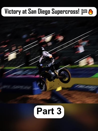 Victory at San Diego Supercross! 🏁🔥 #SanDiegoSupercross #SupercrossWin #MotoLife #RacingVictory #SX2026