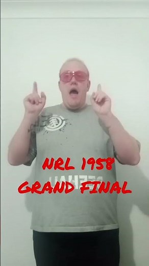 NRL 1958 GRAND FINAL #nrl #rugbyleague #deehall47