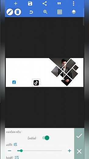 Facebook cover photo design #tutorial #edit #shorts