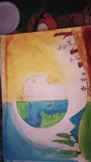 how to draw environment drawing of nature🌫🎑🏙🏙🏙