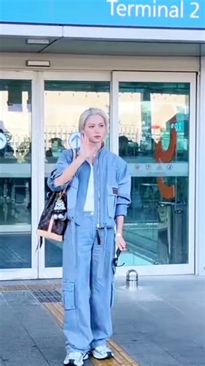 Our beautiful sunshine is leaving for France today ✈️ and the airport is turning into a catwalk ❤...