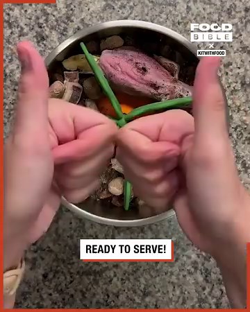 284K views · 1.9K reactions | Making raw food dinners for my dog  | FOODbible | Facebook