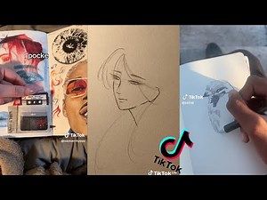 ART SKETCHBOOK 📖 TIKTOK compilation #1