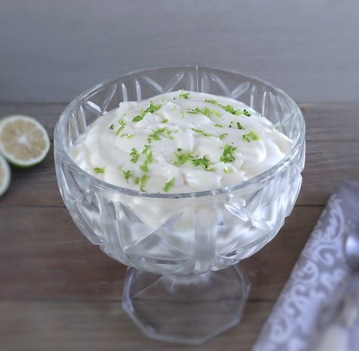 Lime mousse Recipe | Food From Portugal