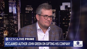 Acclaimed author John Green on gifting his company