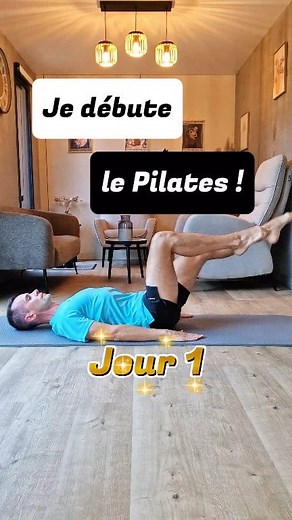 Je débute tranquillement le PILATES avec 2 exercices faciles et efficaces pour les abdos ! (Single leg & Single tap)✨️ #pilates #pilatesworkout #mobility #motivation #inspiration | Fabien Pilates
