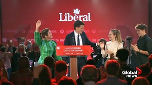 Liberal Leader Justin Trudeau is projected to lead a second minority government as a result of the Canadian election Monday night. Click the links below for everything you need to know. #cdnpoli #elxn44 #CanadaElection2021 https://globalnews.ca/news/8206478/canada-election-results-2021/ https://globalnews.ca/news/8164886/live-canada-election-results-2021-real-time-results-federal-election/ https://globalnews.ca/news/8198863/canada-election-results-liberal-win-deficit/ | Global BC
