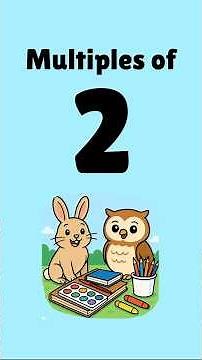 Multiples of 2 | Skip Count by Two | Multiplication Facts #mathfacts #multiplication #math