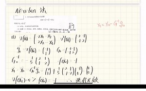 最优化速成-Newton迭代法。up主修正Newton没有学明白，等整理出来再给大家详细讲讲，如果有会的同学可以评论区给大家讲讲。求及格的同学会普通的就够了