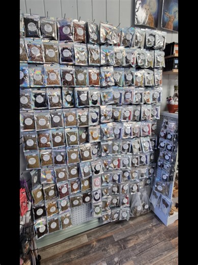 I have spent all morning sorting out my spellwork wall, with lots added and more to be added though I'm not sure where too 😂🫣 #newstock #fyp #witchcraft