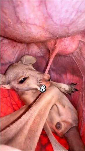 How a Baby Kangaroo Grows Inside Its Mother’s Pouch 🦘 | Nature’s Amazing Secret